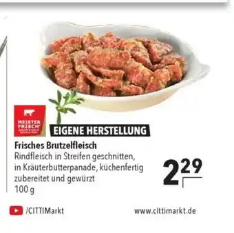 Citti Frisches Brutzelfleisch tilbud