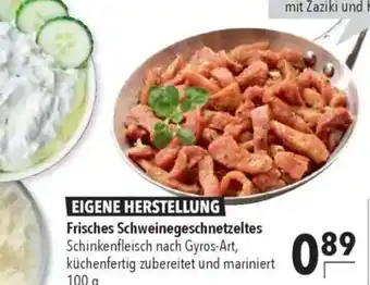 Citti EIGENE HERSTELLUNG Frisches Schweinegeschnetzeltes tilbud