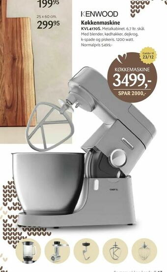 Kop & Kande Køkkenmaskine tilbud