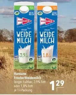 Citti Hansano Frische Weidemilch tilbud