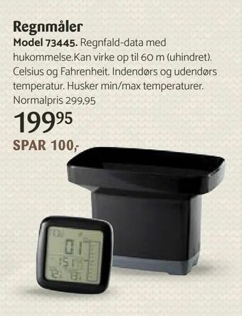 Kop & Kande Regnmåler tilbud