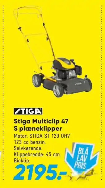 Bilka Stiga Multiclip 47 S plæne klipper tilbud
