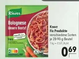 Citti Knorr Fix Produkte tilbud
