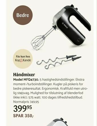 Kop & Kande Håndmixer tilbud