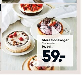 Bilka Store flødekager tilbud