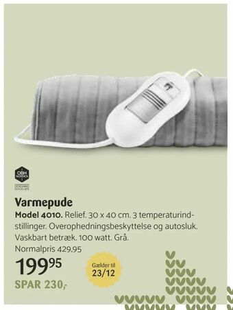 Kop & Kande Varmepude tilbud