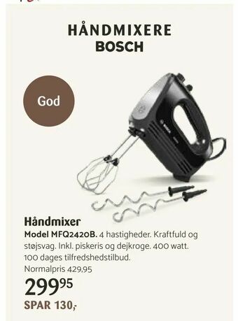 Kop & Kande Håndmixer tilbud