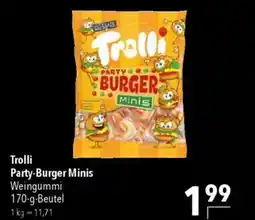 Citti Trolli Party-Burger Minis Weingummi tilbud