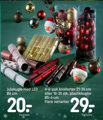 REMA 1000 Julekugle med LED Ø6 cm tilbud