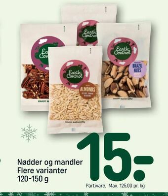 REMA 1000 Nødder og mandler tilbud