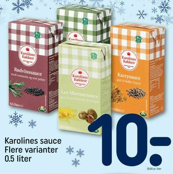 REMA 1000 Karolines sauce tilbud