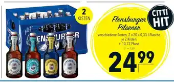 Citti Flensburger HIT Pilsener tilbud