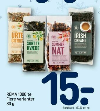 REMA 1000 REMA 1000 te tilbud