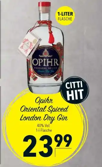 Citti Opihr Oriental Spiced London Dry Gin tilbud