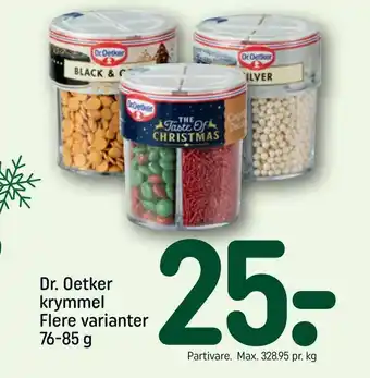 REMA 1000 Dr. Oetker krymmel tilbud