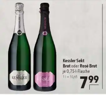 Citti Kessler Sekt Brut oder Rosé Brut tilbud