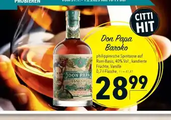 Citti DON PAPA BAROKO tilbud