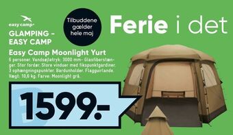 Bilka Easy Camp Moonlight Yurt tilbud