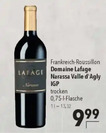 Citti Frankreich-Roussillon Domaine Lafage Narassa IGP tilbud