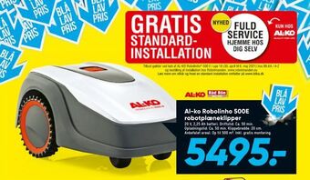 Bilka Al-ko Robolinho 500E robotplæneklipper tilbud