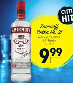 Citti SMIRNOFF Vodka No. 21 tilbud