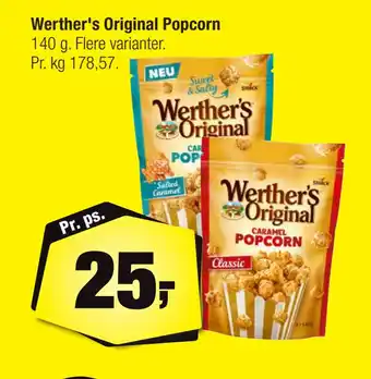 Calle Werther's Original Popcorn tilbud