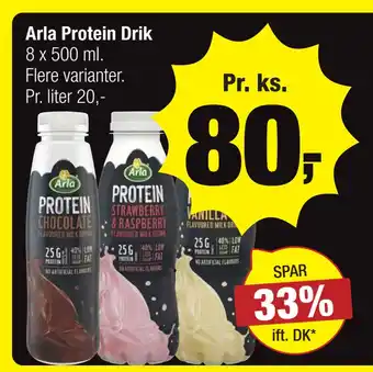 Calle Arla Protein Drik tilbud