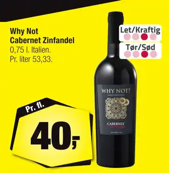 Calle Why Not Cabernet Zinfandel tilbud