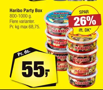 Calle Haribo Party Box tilbud