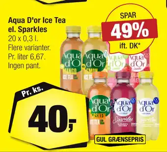 Calle Aqua D'or Ice Tea el. Sparkles tilbud