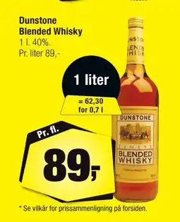 Calle Dunstone Blended Whisky tilbud