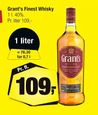 Calle Grant's Finest Whisky tilbud