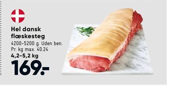 Bilka Hel dansk flæskesteg tilbud