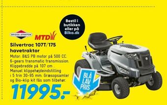 Bilka Silvertrac 107T/175 havetraktor tilbud
