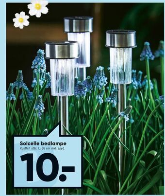 Bilka Solcelle bedlampe tilbud