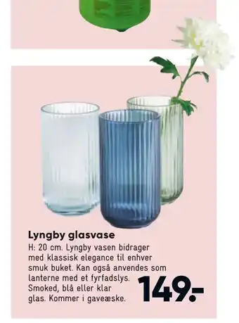 Bilka Lyngby glasvase tilbud