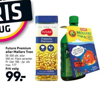 Bilka Futura Premium eller Møllers Tran tilbud