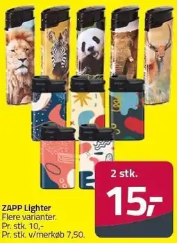 Fleggaard ZAPP Lighter - 2 stk tilbud