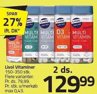 Fleggaard Livol Vitaminer - 2 ds tilbud