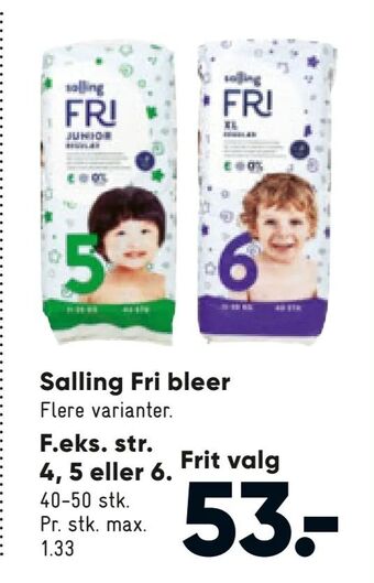 Salling Fri bleer