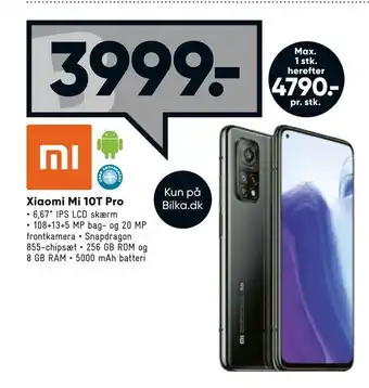Bilka Xiaomi Mi 10T Pro tilbud
