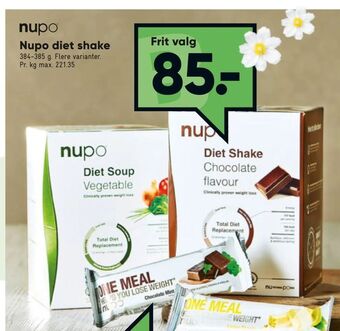 Bilka Nupo diet shake tilbud