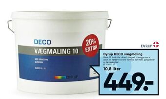 Bilka Dyrup DECO vægmaling tilbud