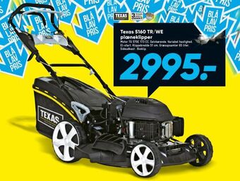 Bilka Texas 5160 TR/WE plæneklipper tilbud