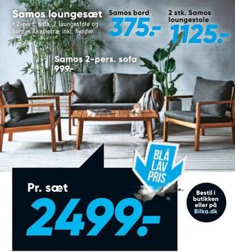 Bilka Samos loungesæt tilbud