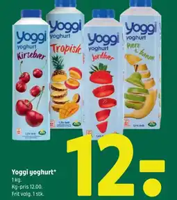 Coop 365 Yoggi yoghurt* tilbud