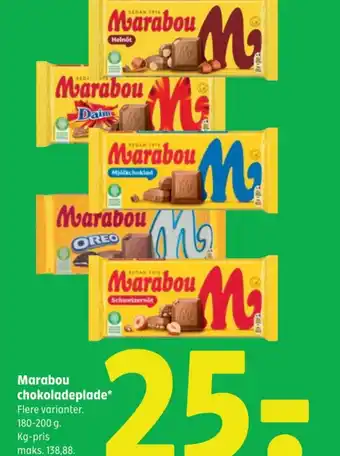 Coop 365 Marabou chokoladeplade tilbud