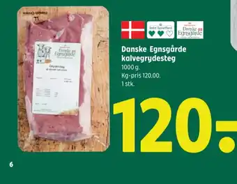 Coop 365 Danske Egnsgårde kalvegrydesteg tilbud