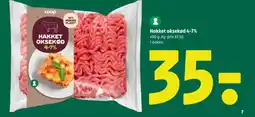 Coop 365 Hakket oksekød 4-7% tilbud