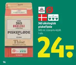 Coop 365 365 økologisk piskefløde tilbud